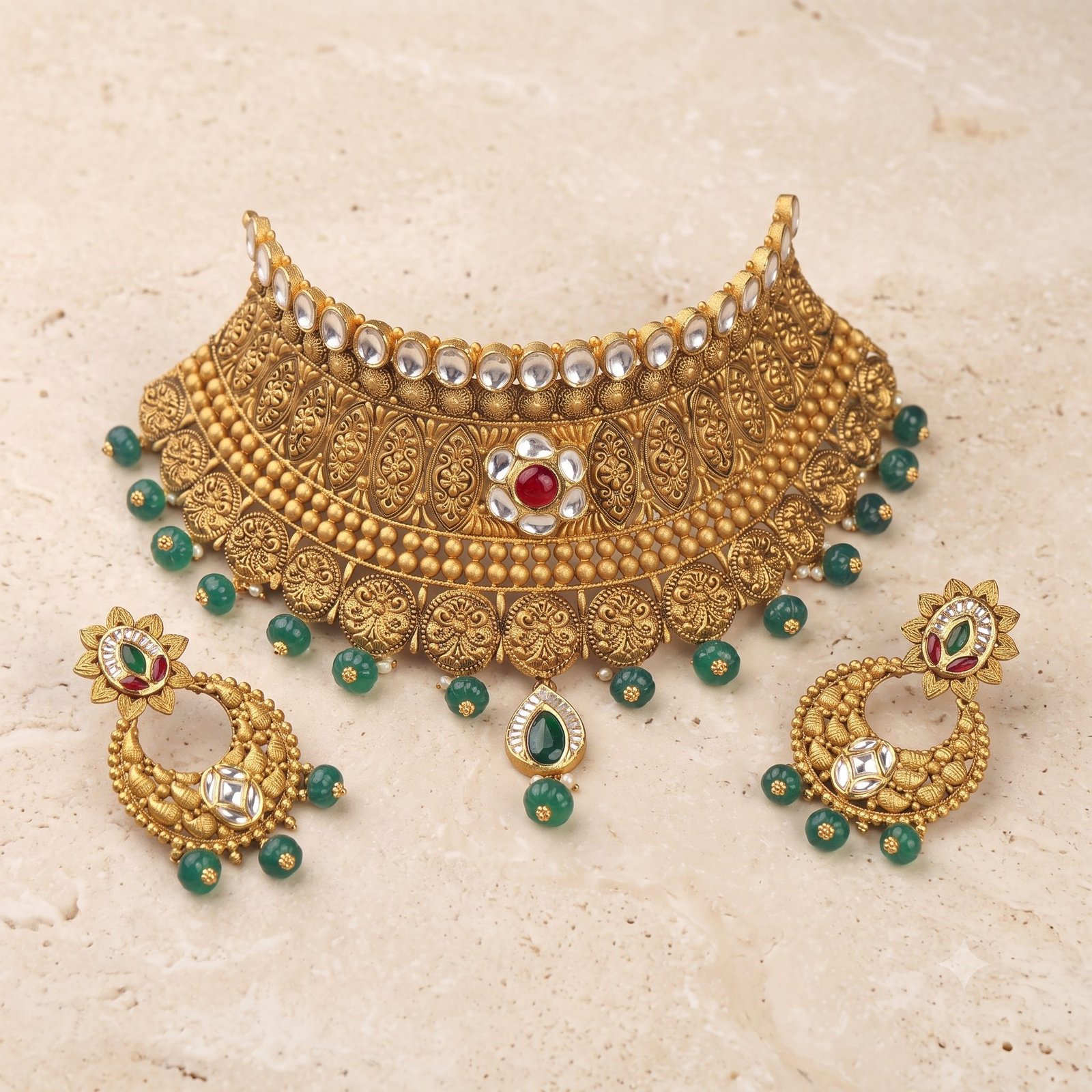 Antique Gold Choker
